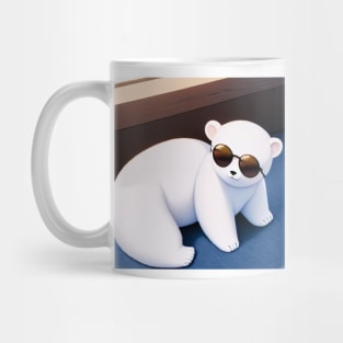Cool Kid Polar Bear Wearing Sunglasses Mug